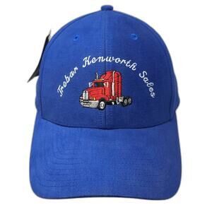 Cyrk Kenworth Snapback Hat Blue Trebar Sales Semi Truck Embroidered W/Tags OS